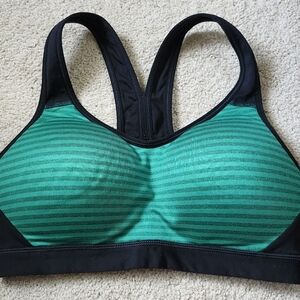 Champion Green and Black Sports Bra